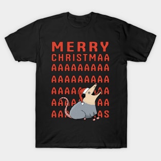 Opossum Christmas T-Shirt